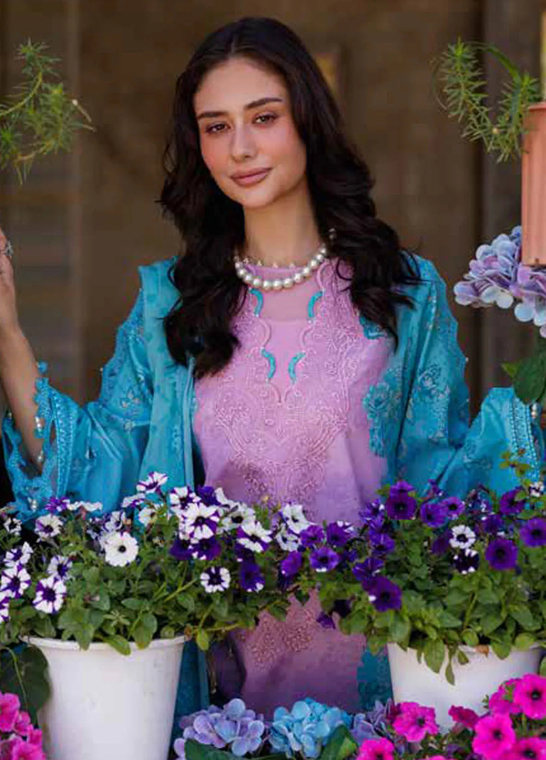 Combination by Charizma Embroidered Lawn Suits Unstitched 3 Piece CRZ25CL CC5-09 - Summer Collection