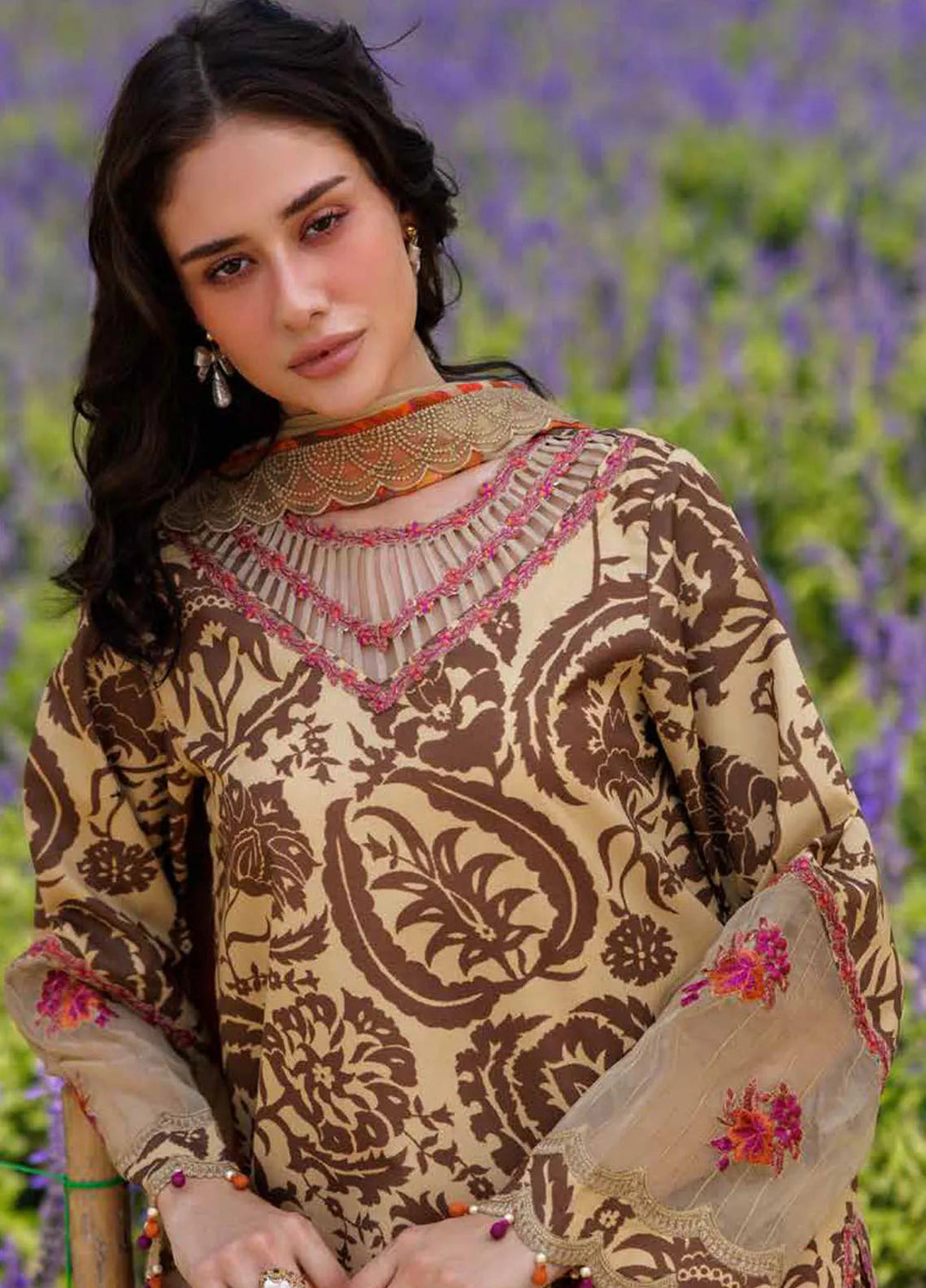 Combination by Charizma Embroidered Lawn Suits Unstitched 3 Piece CRZ25CL CC5-10 - Summer Collection