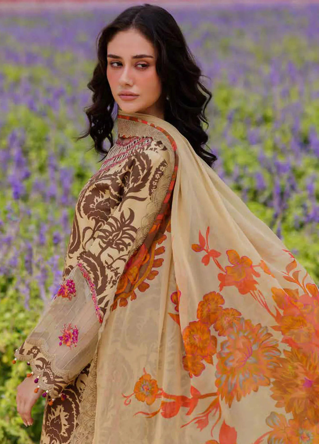 Combination by Charizma Embroidered Lawn Suits Unstitched 3 Piece CRZ25CL CC5-10 - Summer Collection