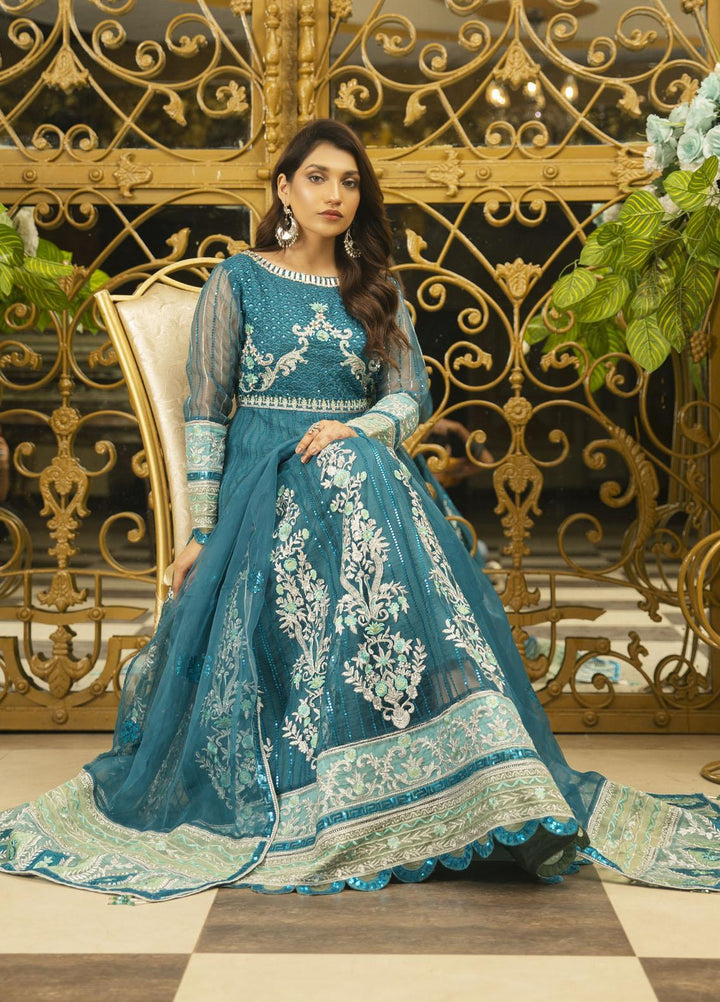 Combinations Luxury Pret  Organza 2 Piece Dress CBN22LP Moon Light CWC - 221033