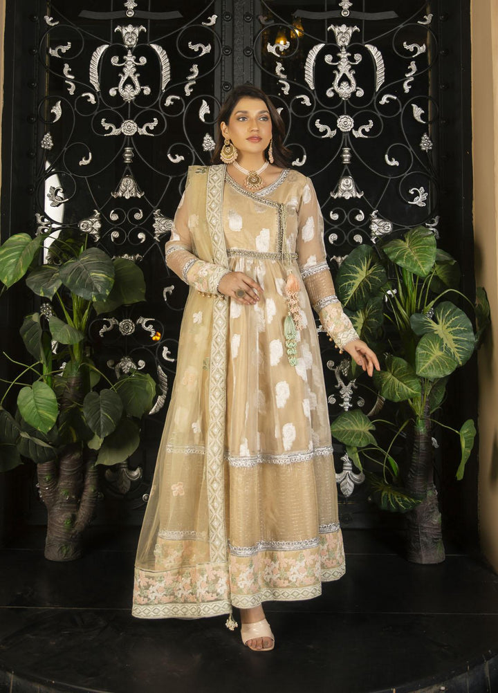 Combinations Luxury Pret  Organza 2 Piece Dress CBN22LP Milky Way CWC - 221035