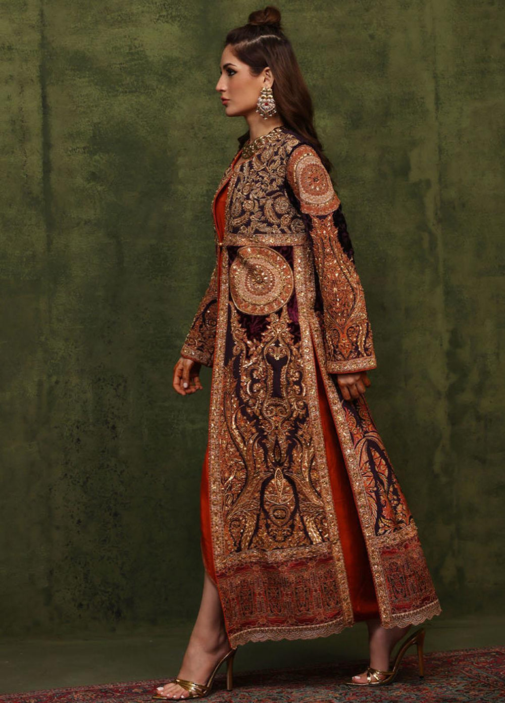 Shamaeel Ansari Pret Embroidered Silk Jacket CE-04