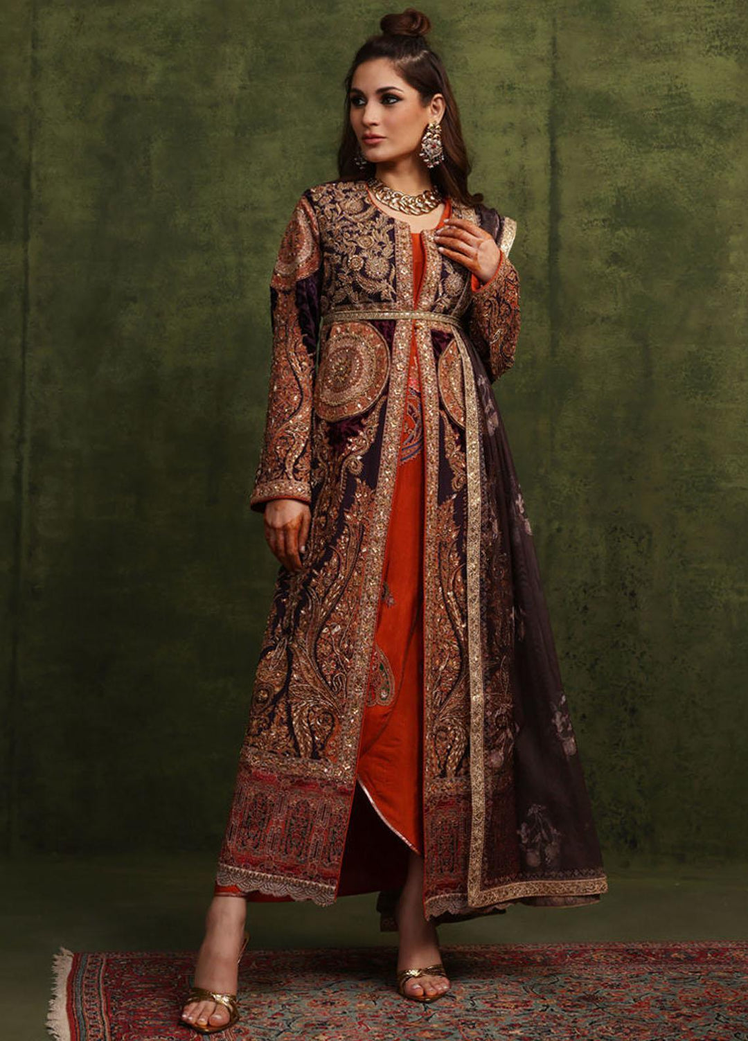 Shamaeel Ansari Pret Embroidered Silk Jacket CE-04
