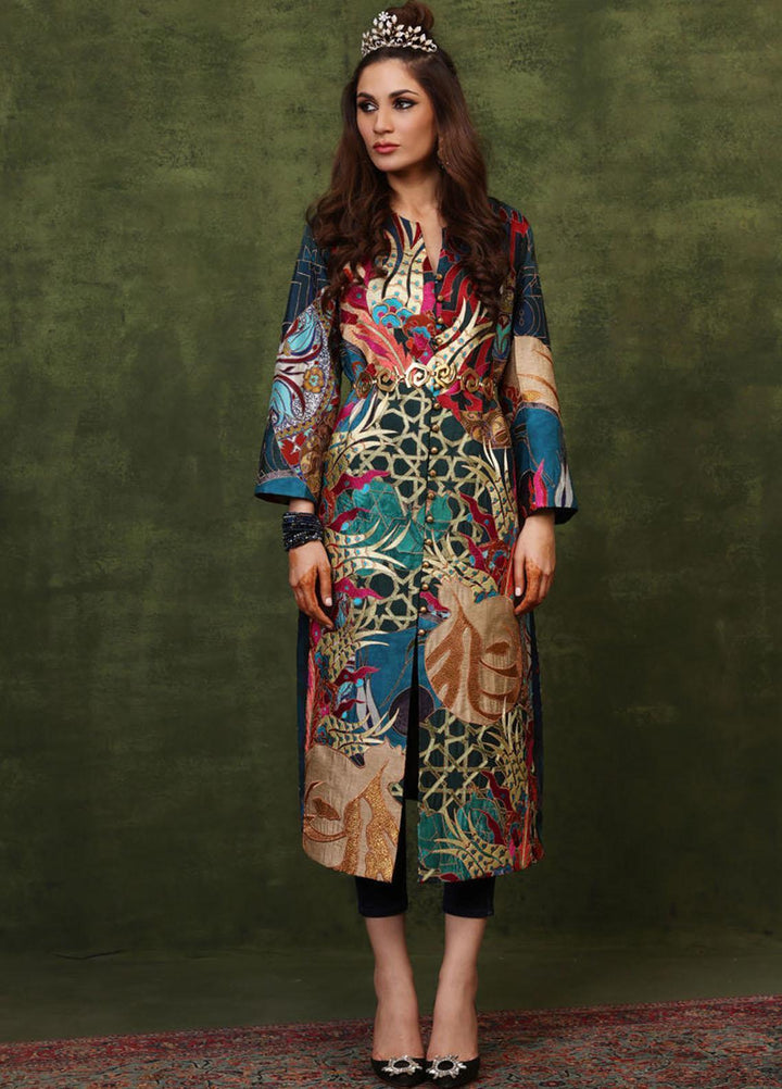 Shamaeel Ansari Pret Embroidered Silk Jacket CE-08