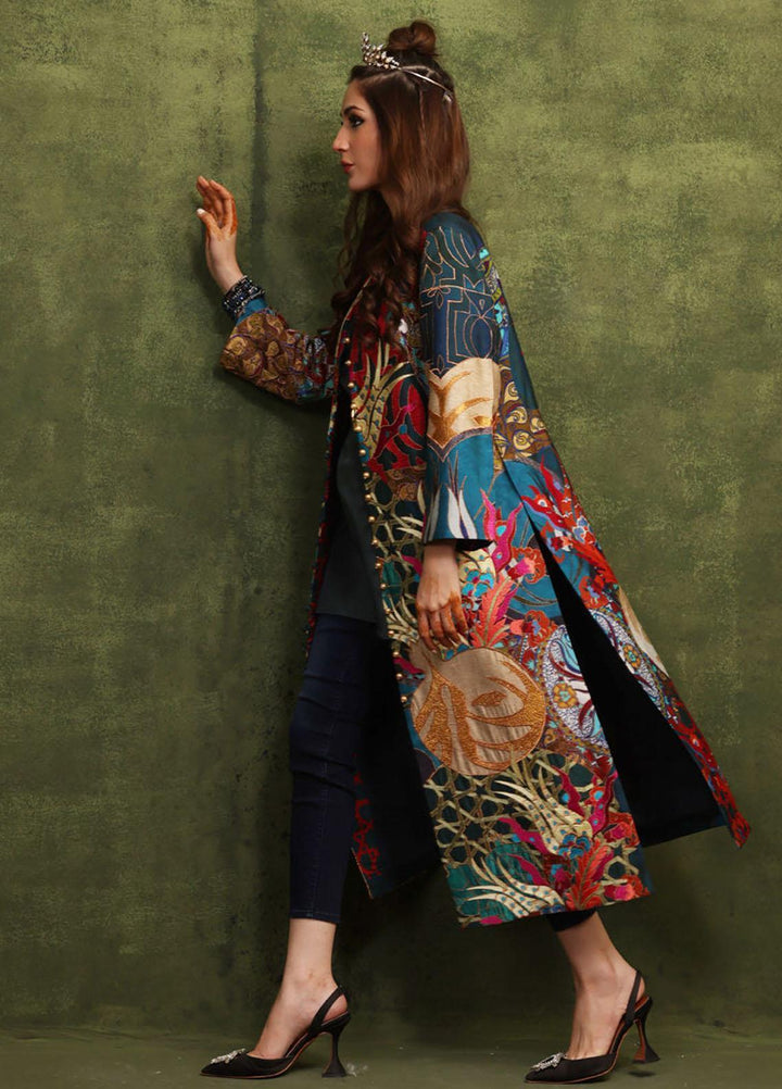 Shamaeel Ansari Pret Embroidered Silk Jacket CE-08