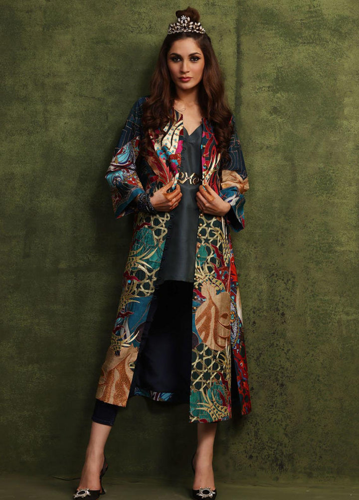 Shamaeel Ansari Pret Embroidered Silk Jacket CE-08