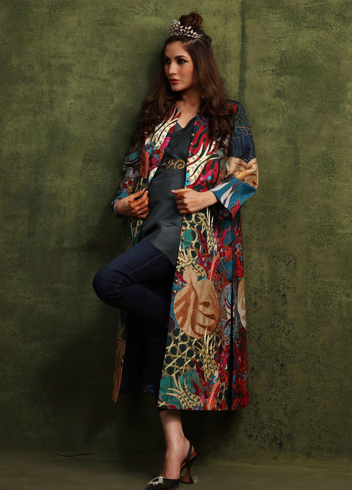 Shamaeel Ansari Pret Embroidered Silk Jacket CE-08
