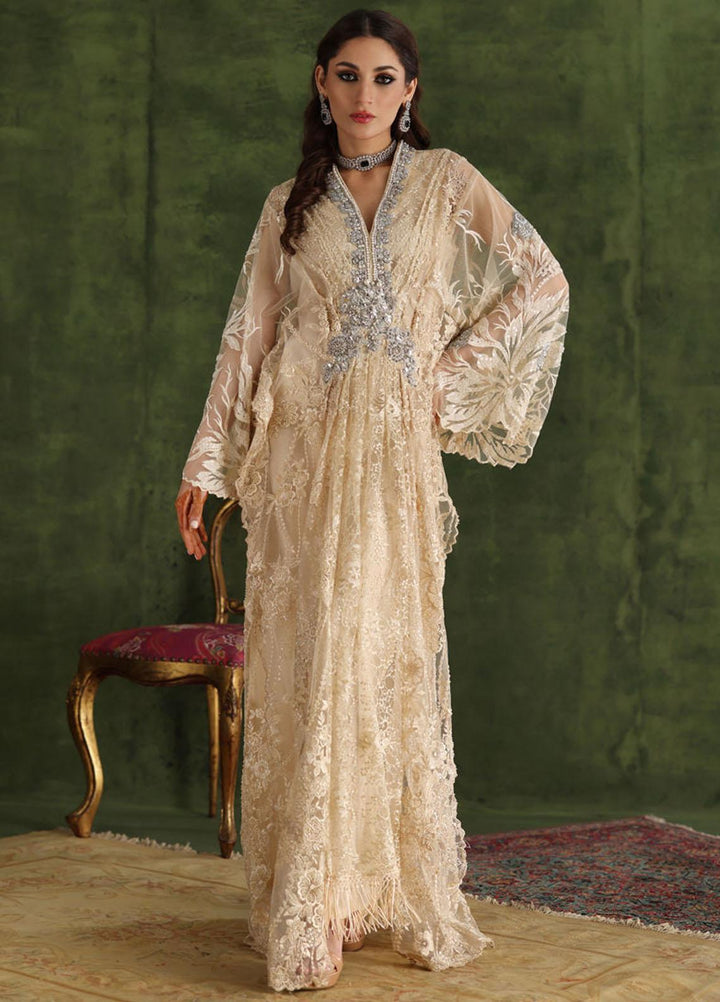 Shamaeel Ansari Pret Embroidered Organza Kaftan CE-11