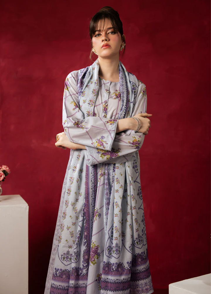 Zoe by Zeen RTW Printed Lawn 3 Piece Suit ZN26UZL WFM36601 - Casual Collection