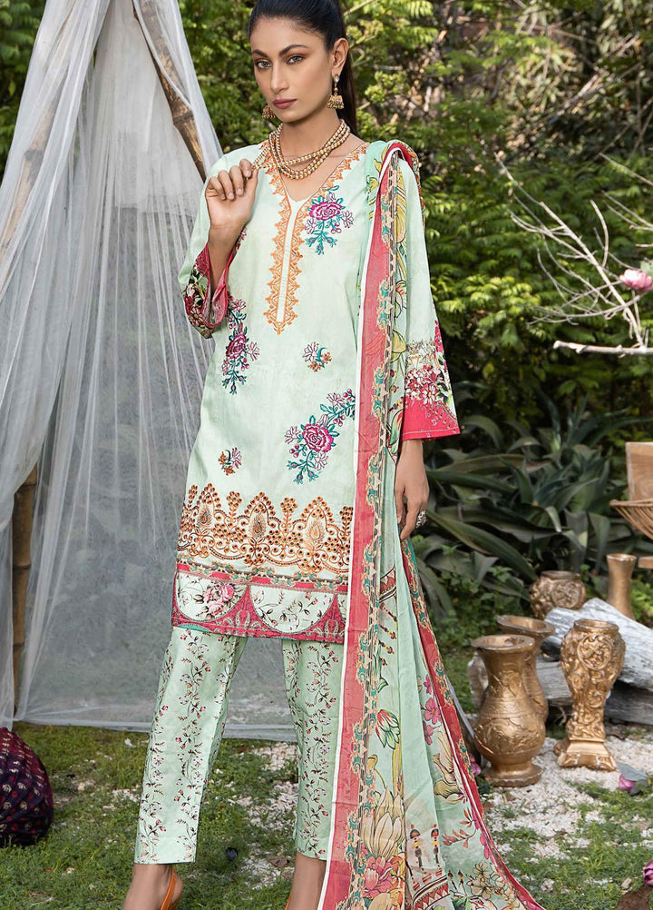 Creaze Embroidered Lawn Suit Unstitched 3 Piece CRE22S MSV-22027 Meadow Lark - Luxury Collection