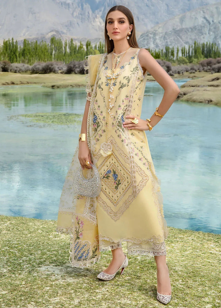 Crimson Embroidered Lawn Suit Unstitched 3 Piece CR24L D2A A French Brunch - Summer Collection