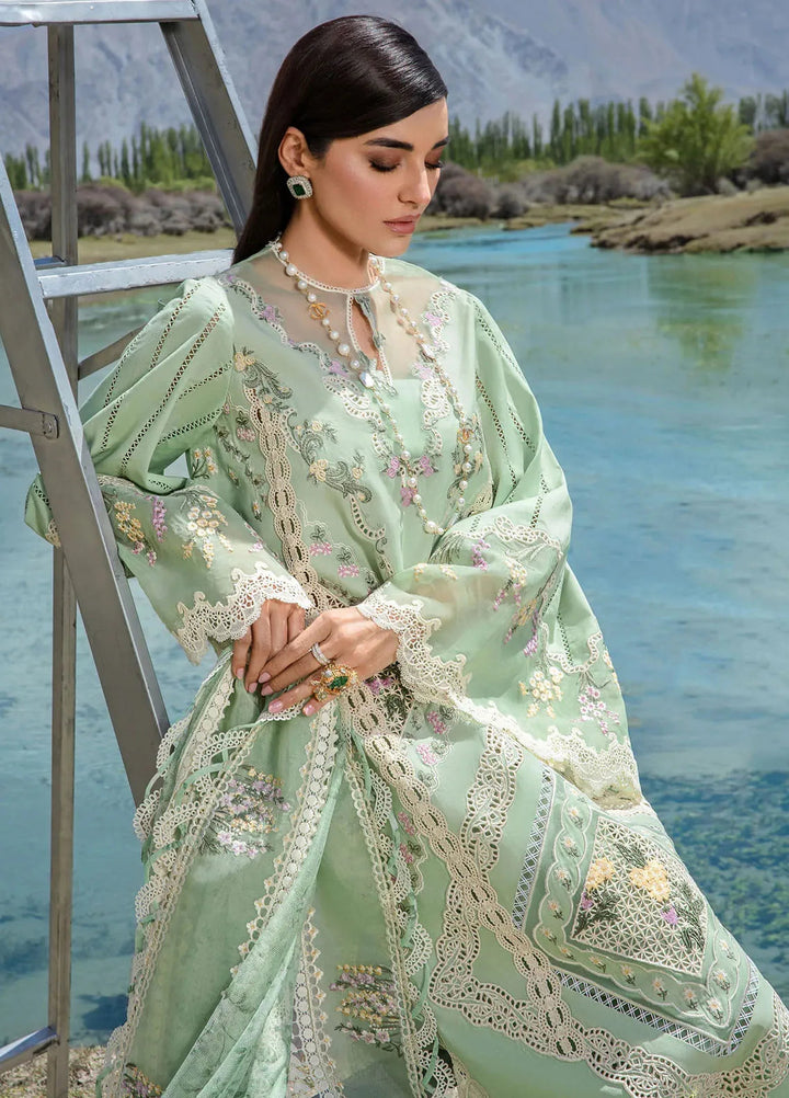 Crimson Embroidered Lawn Suit Unstitched 3 Piece CR24L D2B A French Brunch - Summer Collection