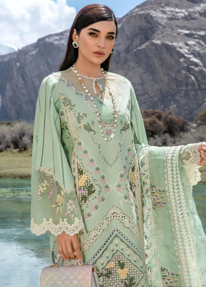 Crimson Embroidered Lawn Suit Unstitched 3 Piece CR24L D2B A French Brunch - Summer Collection