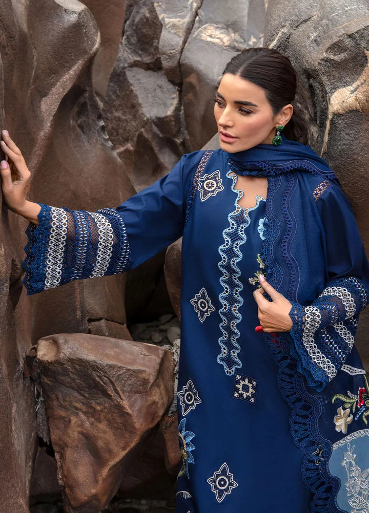 Crimson Embroidered Lawn Suit Unstitched 3 Piece CR24L D4A Into The Wild - Summer Collection