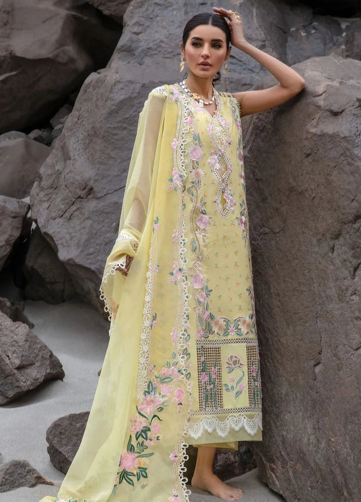 Crimson Embroidered Lawn Suit Unstitched 3 Piece CR24L D5A Believe In Her - Summer Collection
