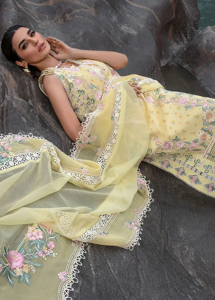 Crimson Embroidered Lawn Suit Unstitched 3 Piece CR24L D5A Believe In Her - Summer Collection