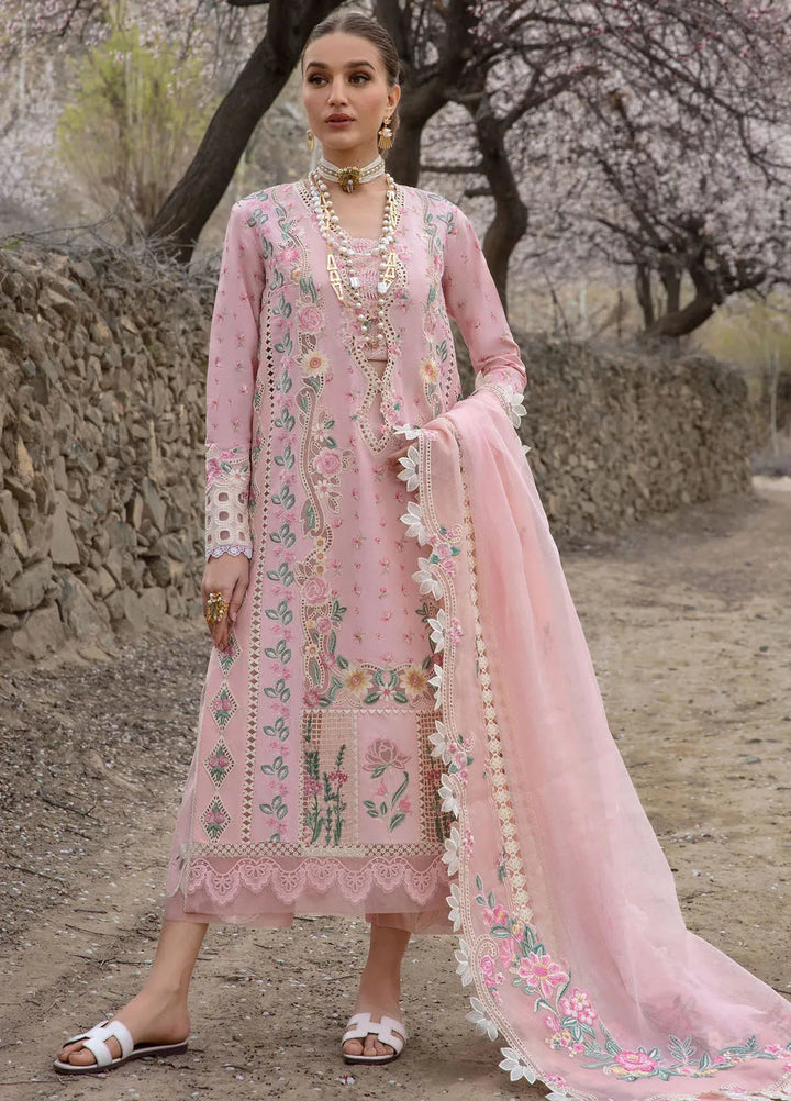 Crimson Embroidered Lawn Suit Unstitched 3 Piece CR24L D5B Believe In Her - Summer Collection