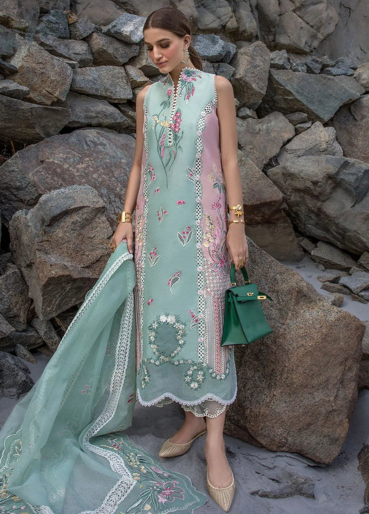 Crimson Embroidered Lawn Suit Unstitched 3 Piece CR24L D6A Sun Kissed - Summer Collection