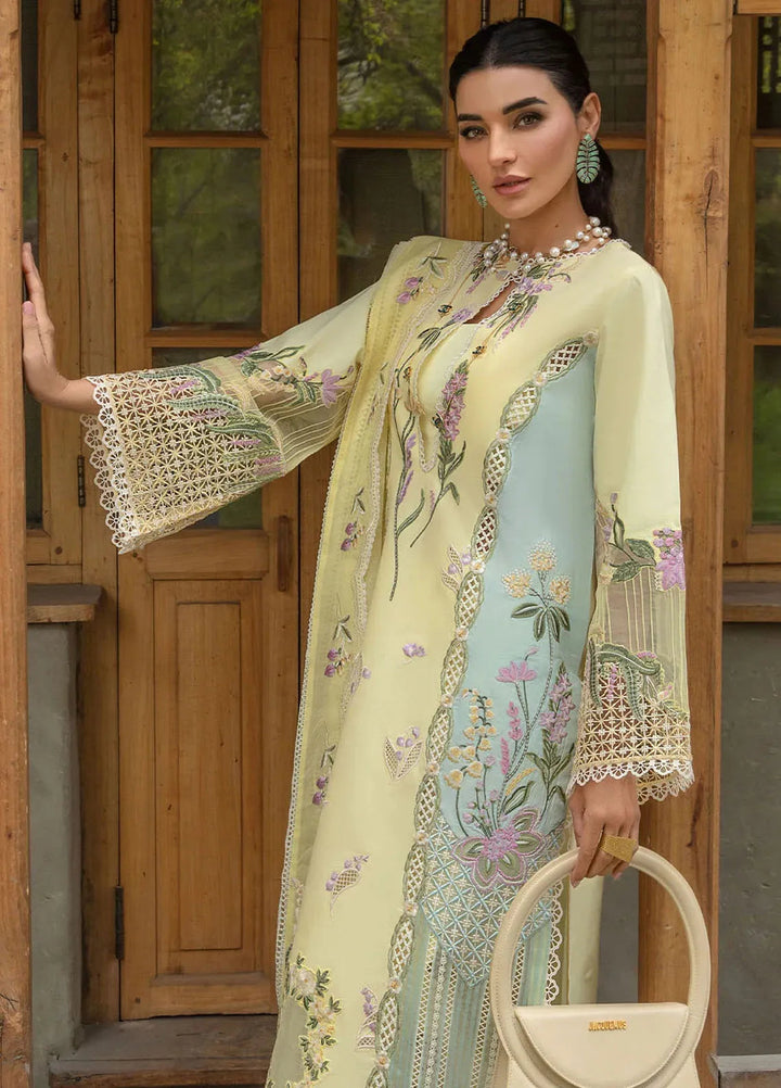 Crimson Embroidered Lawn Suit Unstitched 3 Piece CR24L D6B Sun Kissed - Summer Collection