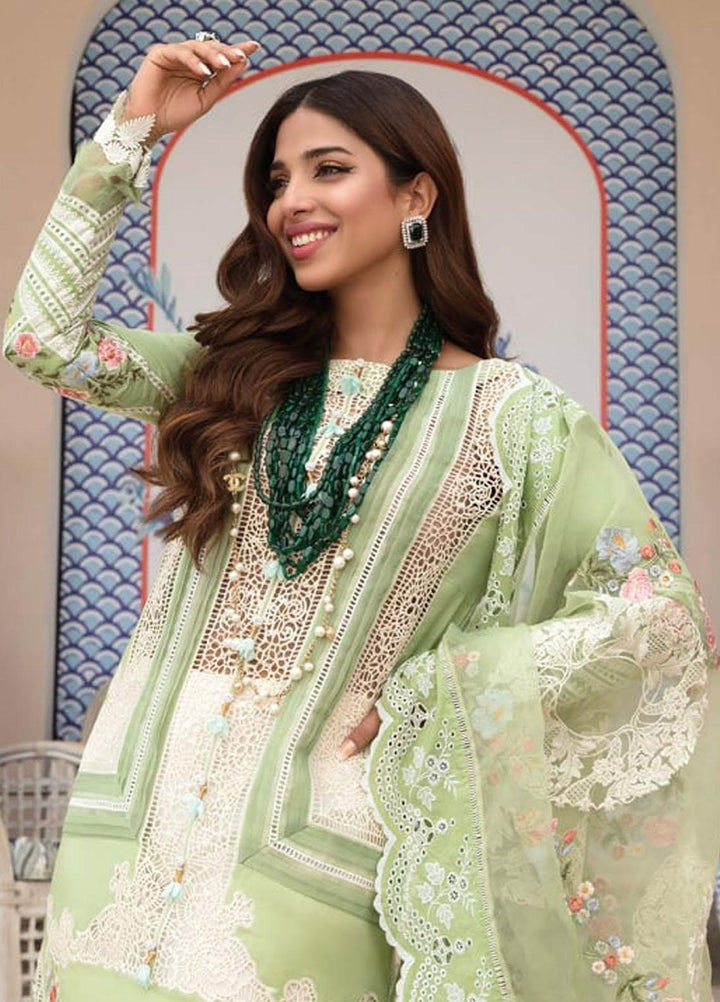 Crimson by Saira Shakira Embroidered Lawn Suits Unstitched 3 Piece CR21LS 5A-MINT - Luxury Collection