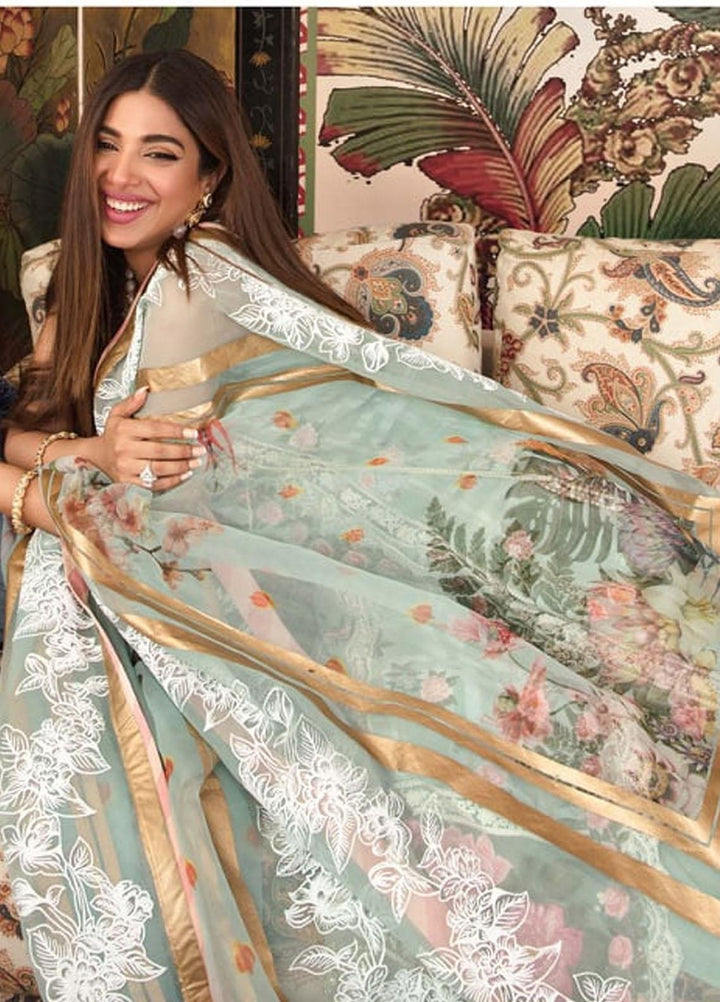 Crimson by Saira Shakira Embroidered Jacquard Suits Unstitched 3 Piece CR21LS 7A-JADE - Luxury Collection