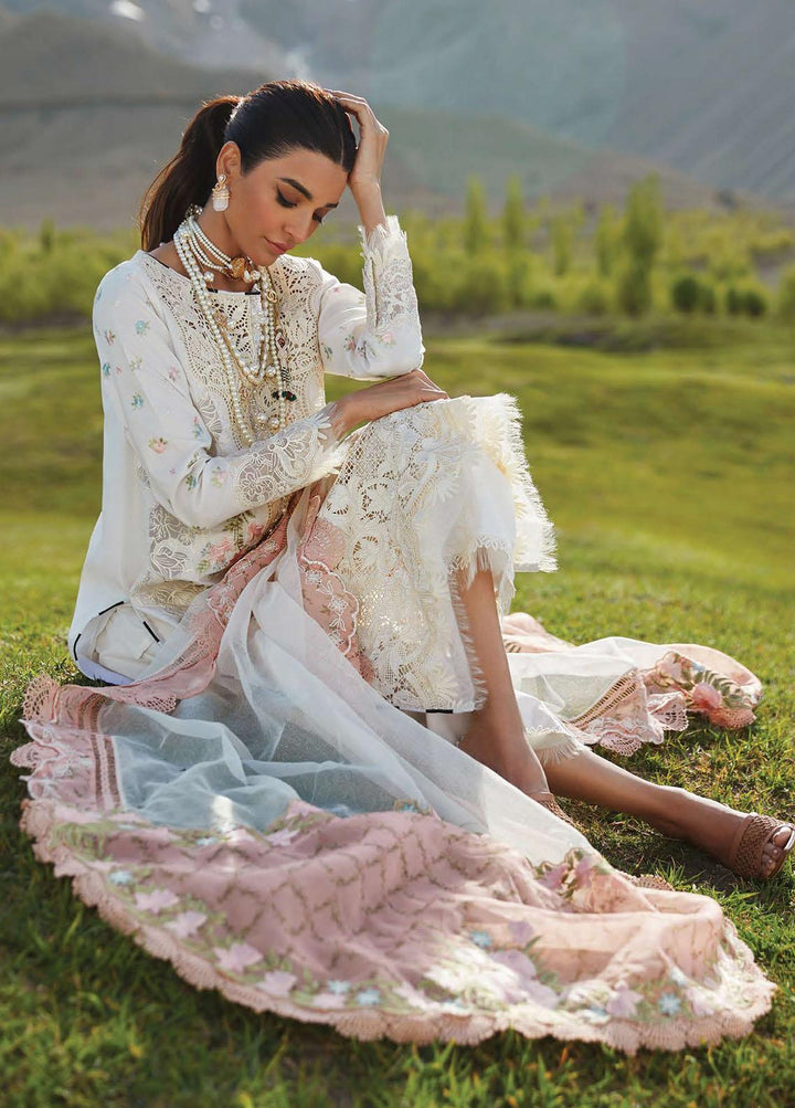 Crimson Embroidered Lawn Suits Unstitched 3 Piece CR23L 1A - Summer Collection