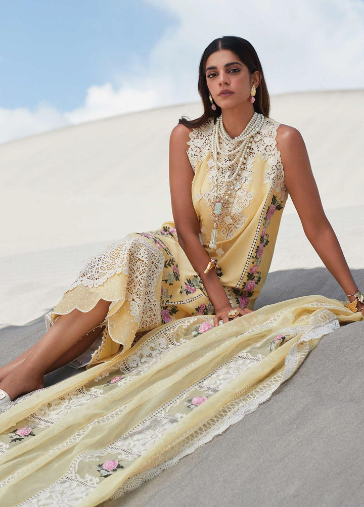 Crimson Embroidered Lawn Suits Unstitched 3 Piece CR23L 3A Iris - Summer Collection