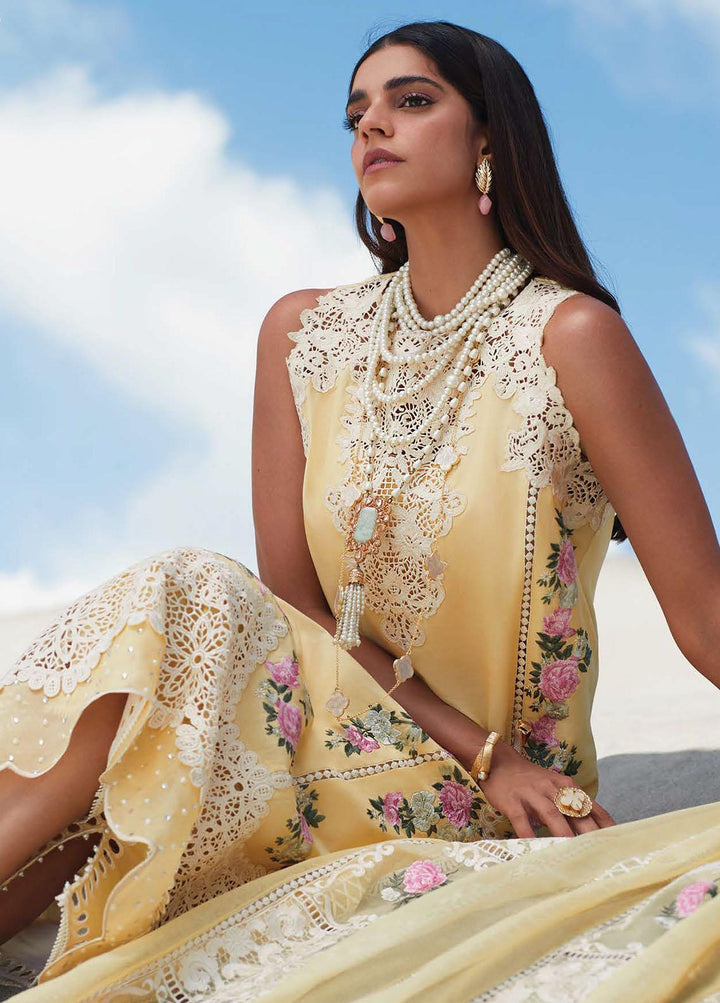 Crimson Embroidered Lawn Suits Unstitched 3 Piece CR23L 3A Iris - Summer Collection