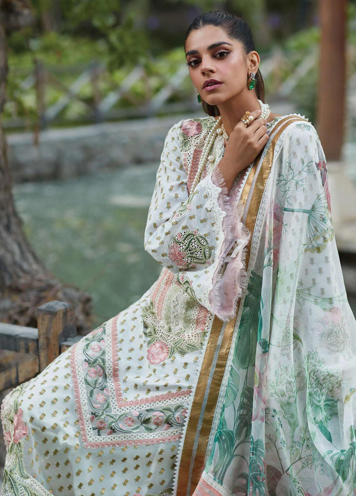 Crimson Embroidered Lawn Suits Unstitched 3 Piece CR23L 5A - Summer Collection