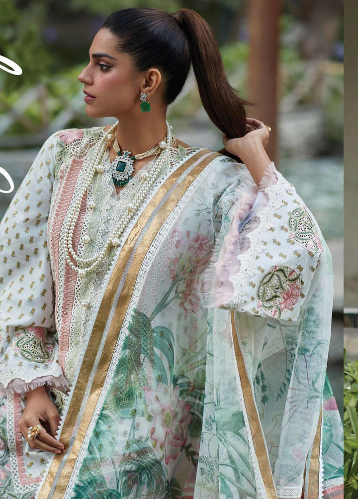 Crimson Embroidered Lawn Suits Unstitched 3 Piece CR23L 5A - Summer Collection