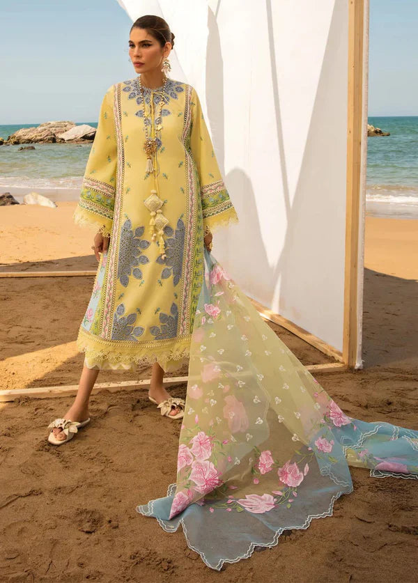 Crimson Embroidered Lawn Suits Unstitched 3 Piece CR23E An Ode to Cross Stitch D5B - Luxury Collection