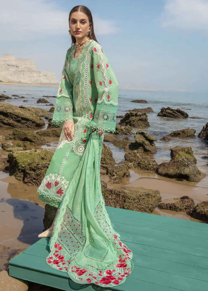 Crimson Embroidered Lawn Suits Unstitched 3 Piece CR23E Spring Blooms D3B - Luxury Collection