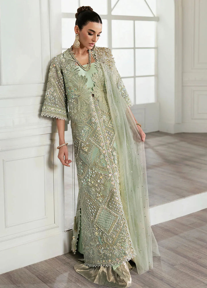 Crimson X Saira Shakira Embroidered Organza Suits Unstitched 3 Piece CR24SW Art Deco Glitz - Wedding Collection