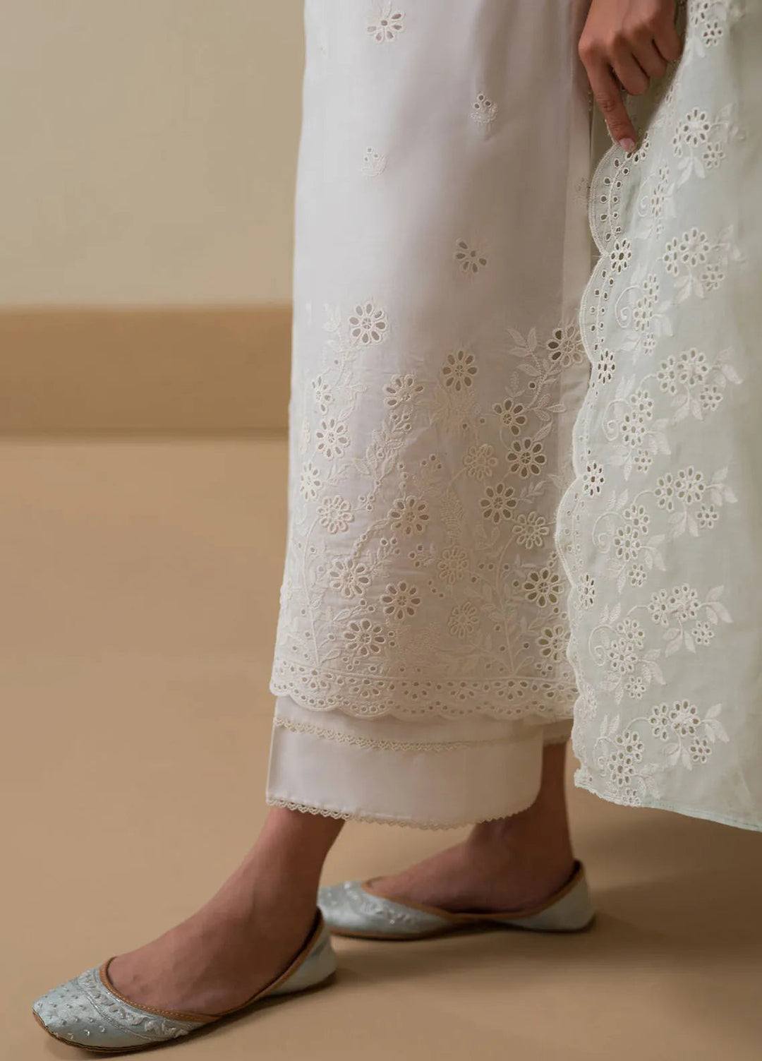 Cross Stitch Chikankari Embroidered Lawn Suit Unstitched 3 Piece CS24C-2 D-03 Floral Serenity - Summer Collection