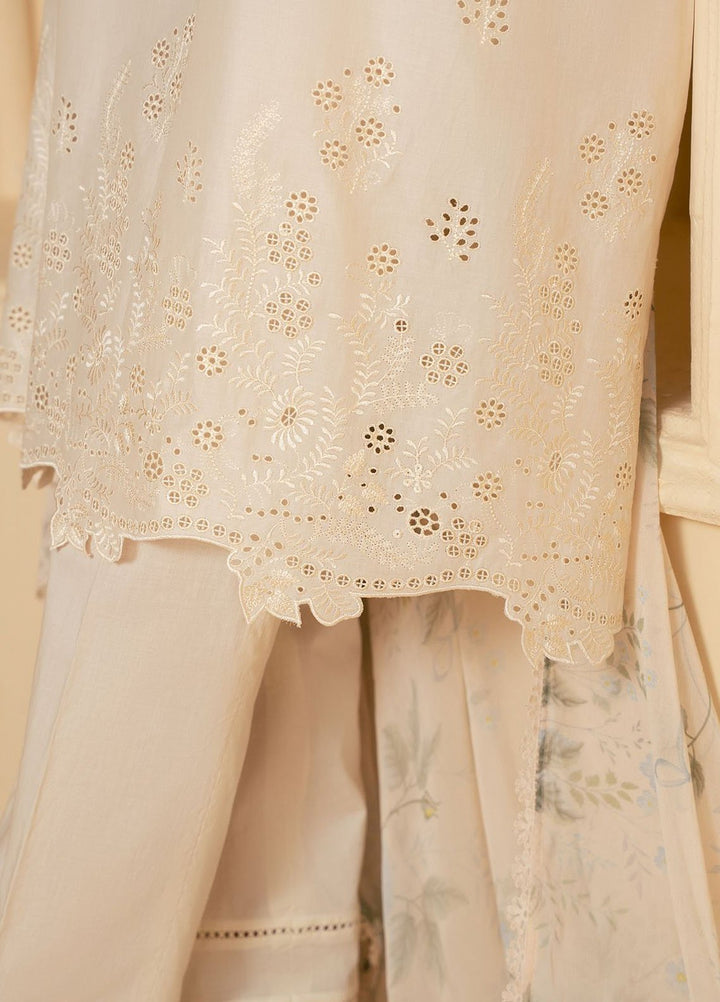 Cross Stitch Chikankari Lawn Suits Unstitched 3 Piece CS25CP Gardenia Muse - Summer Collection