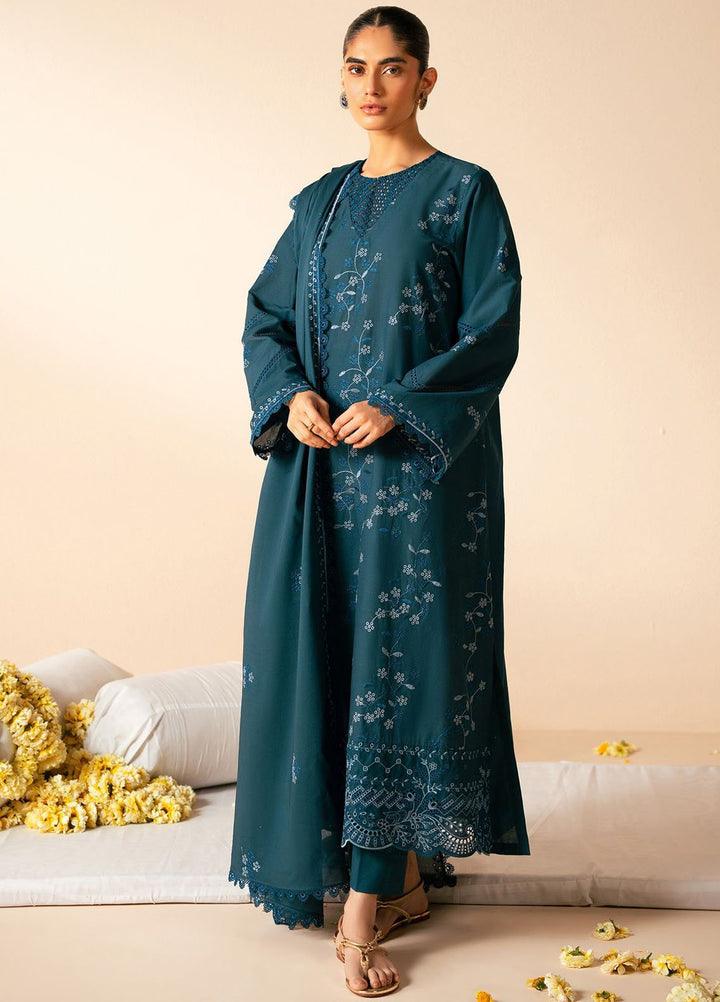 Cross Stitch Chikankari Lawn Suits Unstitched 3 Piece CS25CP Twilight Charm - Summer Collection