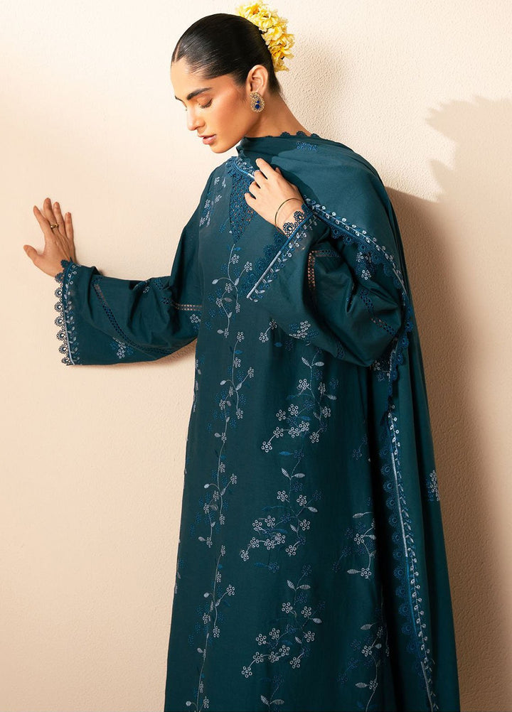 Cross Stitch Chikankari Lawn Suits Unstitched 3 Piece CS25CP Twilight Charm - Summer Collection