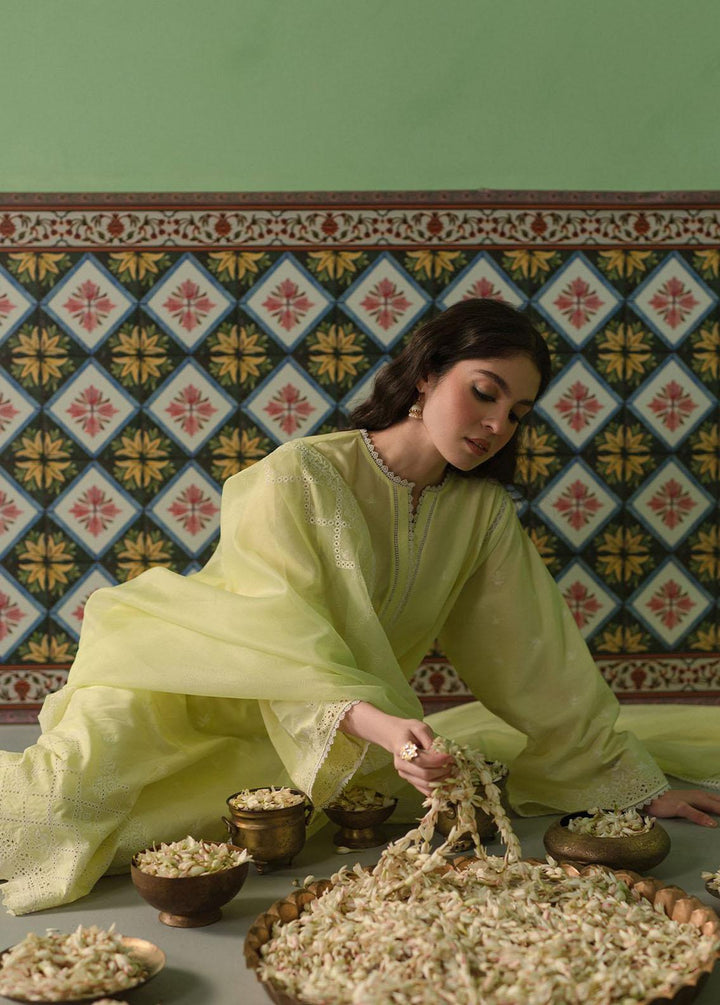 Cross Stitch Chikankari Lawn Suits Unstitched 3 Piece CS24C Daffodil Blane - Summer Collection