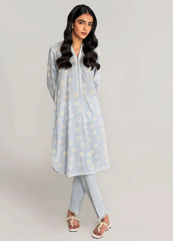 Daily Lawn By Cross Stitch Printed Lawn Suits Unstitched 2 Piece CS23D 17 DAISY DEW - Summer Collection