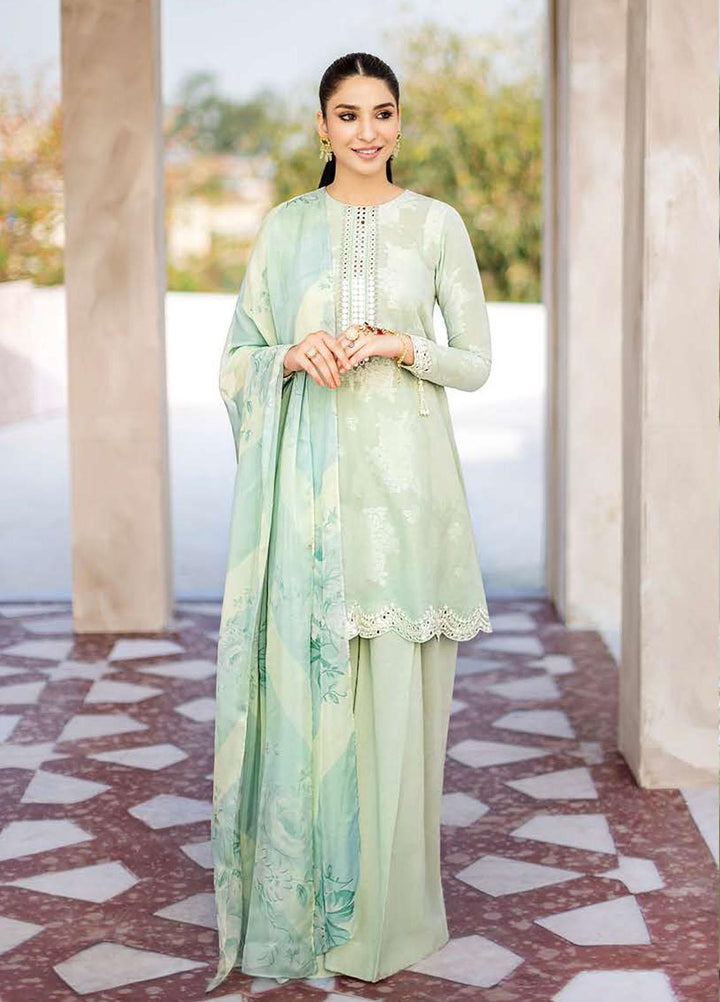 Cross Stitch Embroidered Jacquard Suits Unstitched 3 Piece CS23EL 03 Eden Glow - Eid Collection