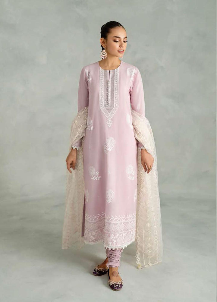 Cross Stitch Embroidered Lawn Suits Unstitched 3 Piece CS23EL 11 Perse Aura - Eid Collection