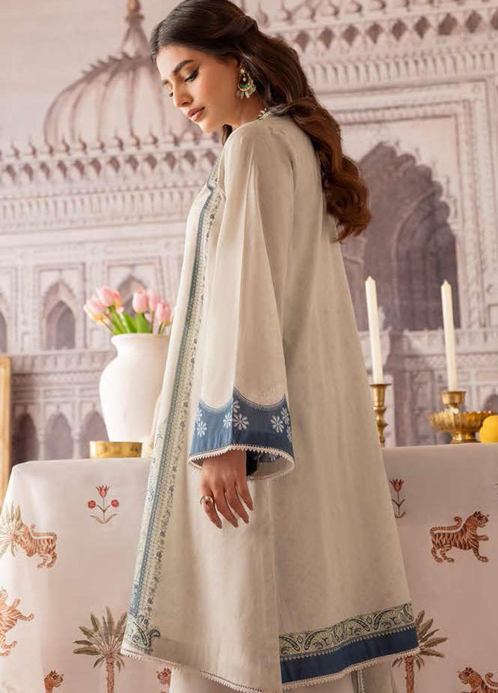 Cross Stitch Embroidered Lawn Suits Unstitched 3 Piece CS23EL 20 Minty Meadow - Eid Collection