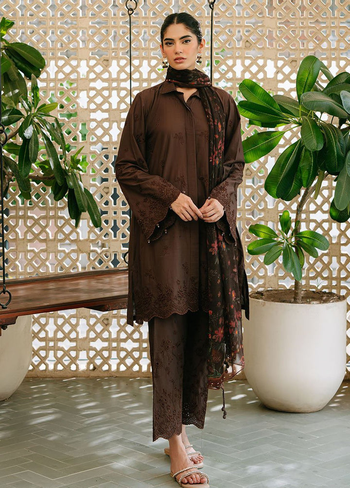 Cross Stitch Embroidered Cambric Suits Unstitched 3 Piece CS25MPU Floret Glam - Summer Collection