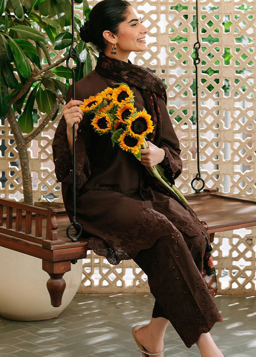 Cross Stitch Embroidered Cambric Suits Unstitched 3 Piece CS25MPU Floret Glam - Summer Collection