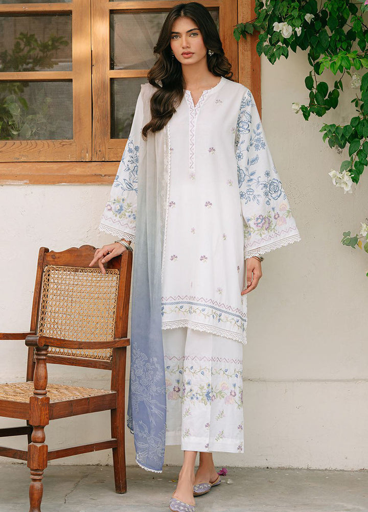 Cross Stitch Embroidered Cambric Suits Unstitched 3 Piece CS25MPU Ornate Gem - Summer Collection