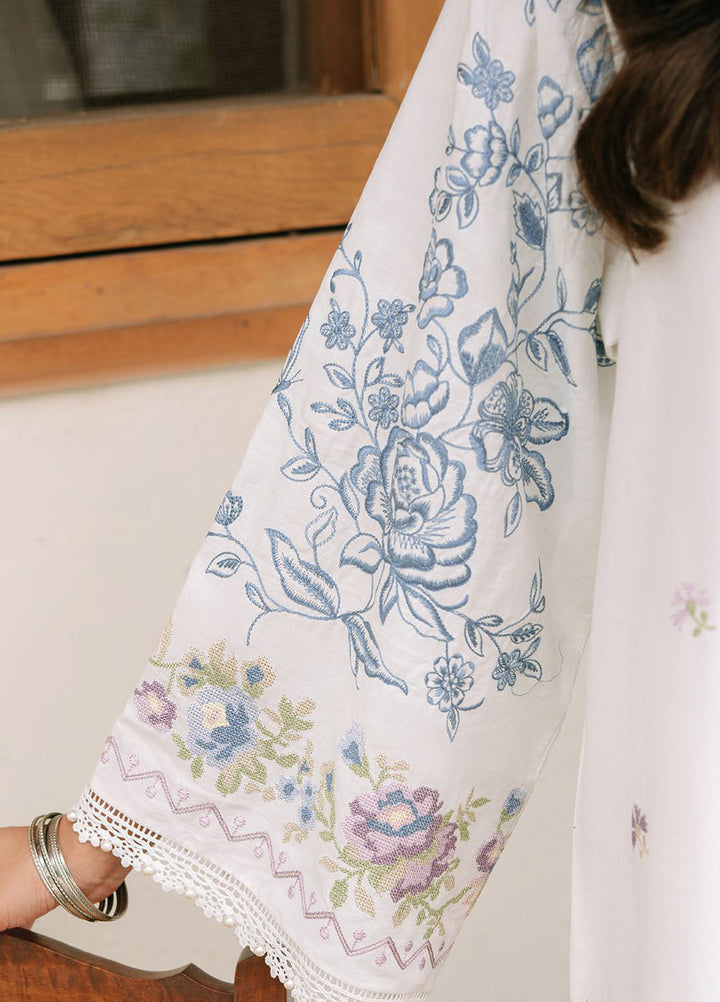 Cross Stitch Embroidered Cambric Suits Unstitched 3 Piece CS25MPU Ornate Gem - Summer Collection