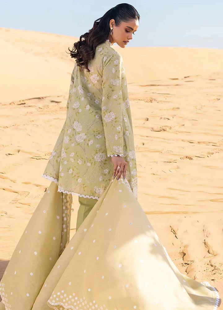 Cross Stitch Embroidered Lawn Suit Unstitched 3 Piece CS24EL2  Ivy Verdell - Summer Collection