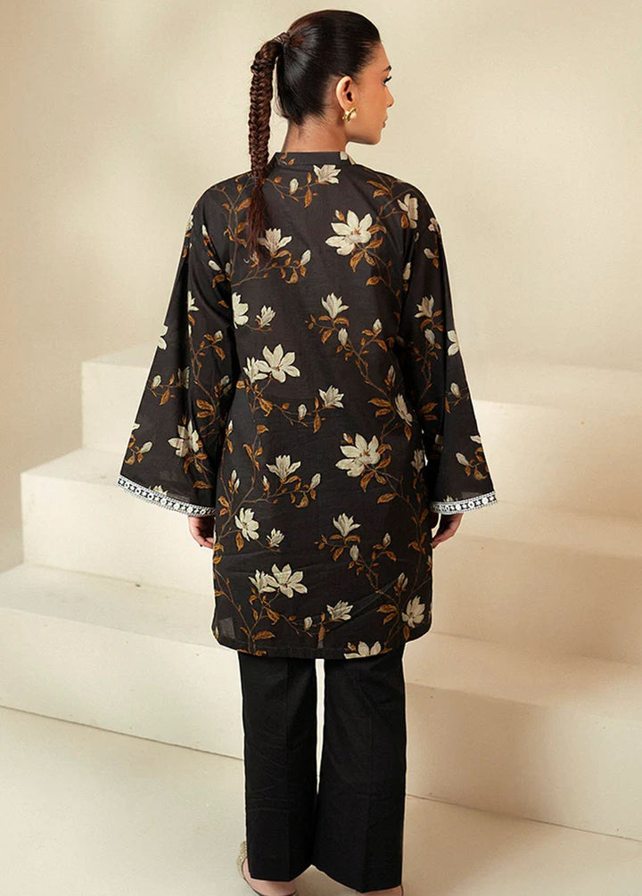 Cross Stitch Embroidered Lawn Suits Unstitched 2 Piece CS24DL D-19 Raven Serenity - Summer Collection