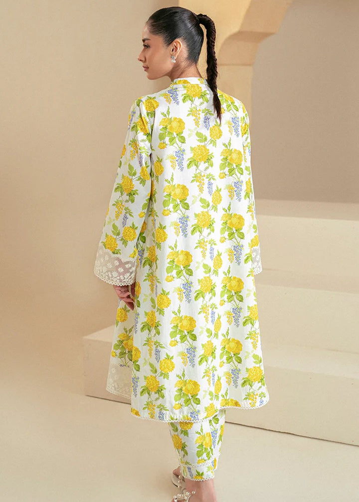 Cross Stitch Embroidered Lawn Suits Unstitched 2 Piece CS24DL D-20 Soft Hydrangea - Summer Collection