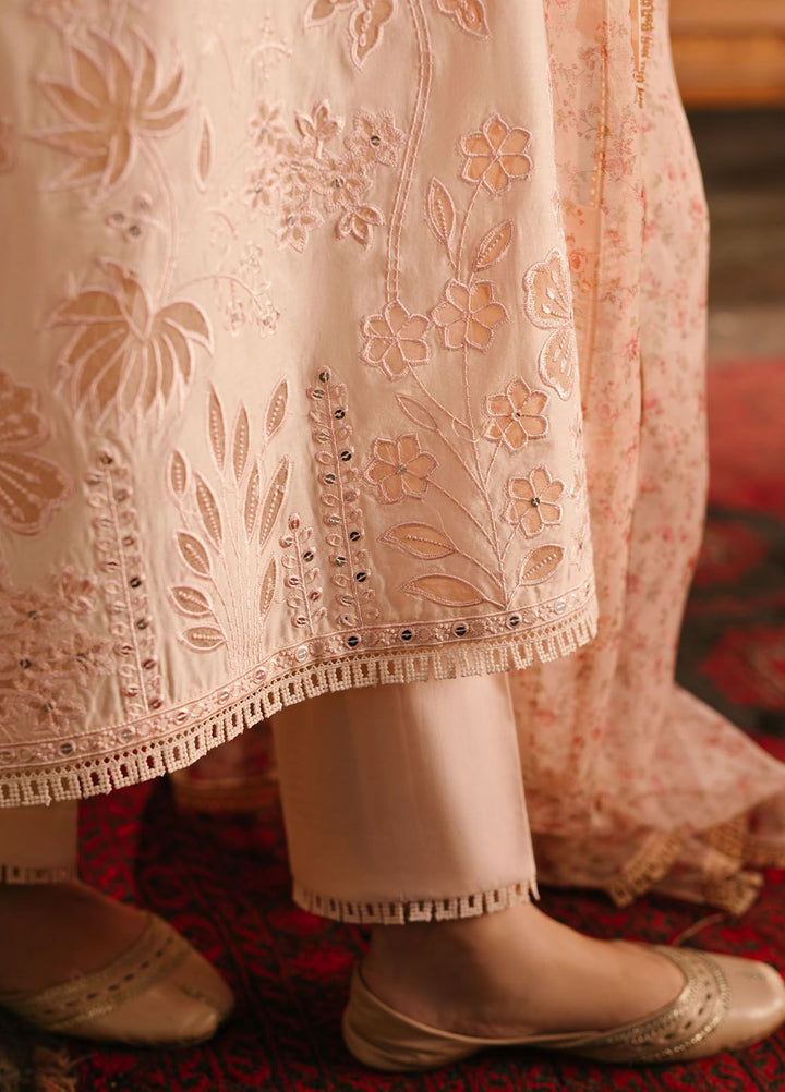 Cross Stitch Embroidered Lawn Suits Unstitched 3 Piece CS24EL D-03 Pastel Fusion - Eid Collection